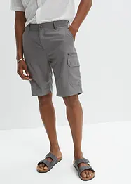 Bermuda cargo en microfibre, Regular, bonprix