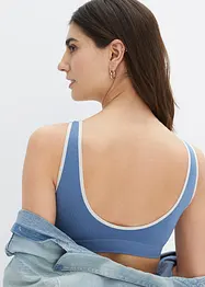 Lot de 2 brassières sans coutures Feel Comfort avec fibres de bambou, bonprix