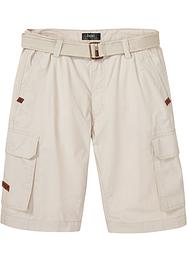 Bermuda cargo avec ceinture, Regular Fit, bpc bonprix collection