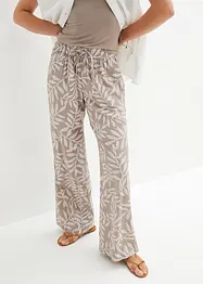 Pantalon palazzo imprimé en viscose, bonprix