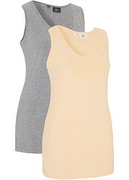 Lot de 2 tops de sport avec coton, bpc bonprix collection