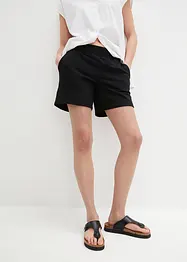 Short sweat à taille haute, bonprix