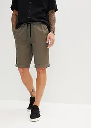 Bermuda 100% coton à taille élastiquée, Regular, bonprix