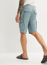 Bermuda cargo à taille élastiquée, Regular, bonprix