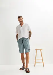 Bermuda cargo à taille élastiquée, Regular, bonprix