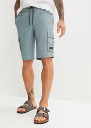 Bermuda cargo à taille élastiquée, Regular, bonprix