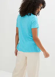 T-shirt à base élastiquée, manches courtes, bonprix