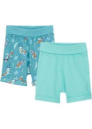 Lot de 2 shorts en jersey bébé en coton, bpc bonprix collection