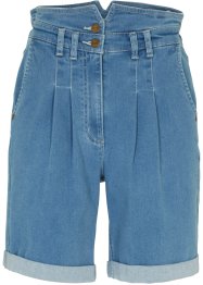 Bermuda en jean taille haute, bpc bonprix collection