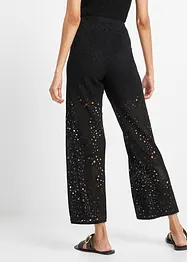 Pantalon en maille taille extensible, bonprix