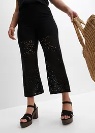 Pantalon en maille taille extensible, bonprix