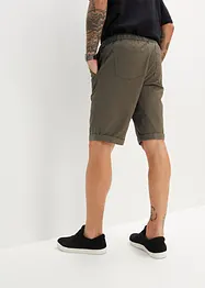 Bermuda 100% coton à taille élastiquée, Regular, bonprix