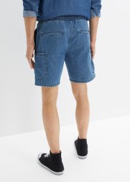Short long en jean à taille extensible, Loose Fit, John Baner JEANSWEAR