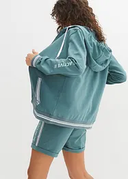 Sweat zippé à capuche 100% coton, bonprix