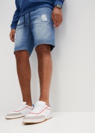 Bermuda en jean avec taille élastiquée, Regular Fit, John Baner JEANSWEAR