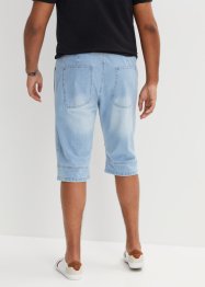 Bermuda long en jean taille extensible, Loose Fit, John Baner JEANSWEAR