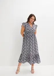 Robe midi à manches papillon, bonprix