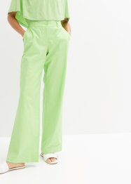 Pantalon en lin majoritaire avec taille confortable, Loose Fit, bpc bonprix collection