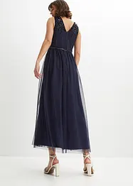 Robe longue avec perles appliquées, bonprix