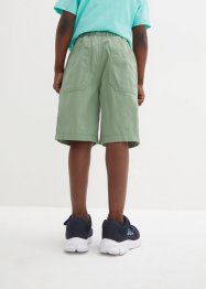 Bermuda garçon en toile avec taille extensible, Regular Fit, John Baner JEANSWEAR