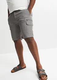 Bermuda cargo en microfibre, Regular, bonprix