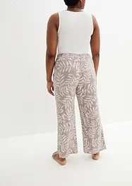 Pantalon palazzo imprimé en viscose, bonprix