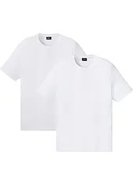 Lot de 2 T-shirts 100% coton, bonprix