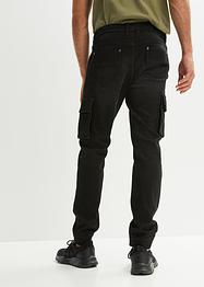 Jean cargo taille extensible Regular Fit, Straight, RAINBOW