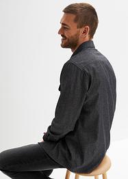 Chemise en jean, manches longues, John Baner JEANSWEAR