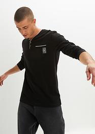 T-shirt col Henley style 2 en 1, manches longues, John Baner JEANSWEAR