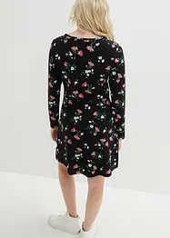 Robe en jersey à fleurs, bonprix