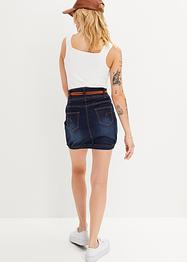 Jupe en jean avec ceinture, RAINBOW