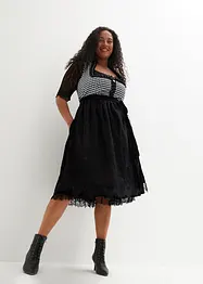 Dirndl avec jupe en velours (ens. 2 pces.), bonprix