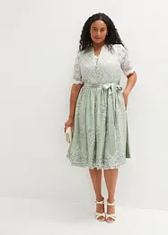 Dirndl avec jacquard et broderie (ens. 2 pces), bonprix