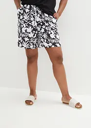 Short ample en viscose avec taille haute élastiquée, bonprix