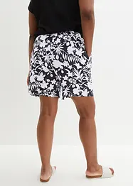 Short ample en viscose avec taille haute élastiquée, bonprix