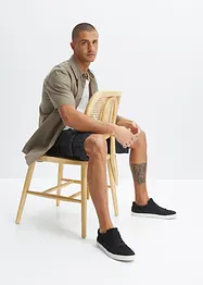 Bermuda cargo en jean, coupe loose, bonprix