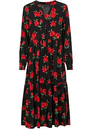 Robe midi à imprimé floral, bonprix