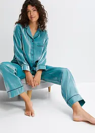 Pyjama en satin avec effet brillant, bpc bonprix collection