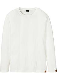 T-shirt manches longues en coton piqué gaufré, bpc bonprix collection