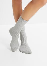 Lot de 5 paires de chaussettes côtelées avec coton, bpc bonprix collection