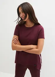 Lot de 2 t-shirts avec pans asymétriques à la base, bonprix