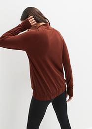 Sweat-shirt avec col boutonné, bpc bonprix collection