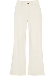 Pantalon large en twill avec taille confortable, bpc bonprix collection