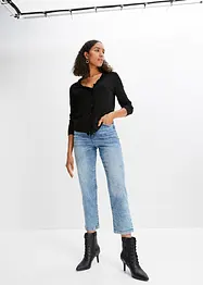 Gilet fluide en fine maille, bonprix