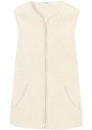Gilet sans manches en maille peluche avec poche kangourou, bpc bonprix collection