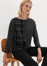 Sweat-shirt avec empiècement contrastant, bpc selection