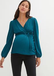 T-shirt de grossesse et d'allaitement avec manches longues bouffantes, bpc bonprix collection