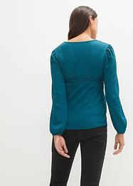 T-shirt de grossesse et d'allaitement avec manches longues bouffantes, bpc bonprix collection