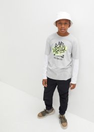 T-shirt double épaisseur garçon avec imprimé graffiti, bpc bonprix collection